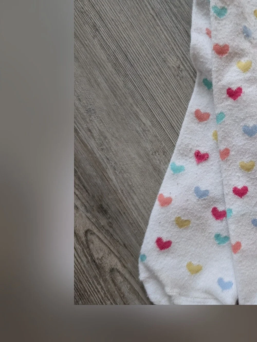 Toddler Polka Dot Grey Tights- Bright Multicolor; 12-24 Mo